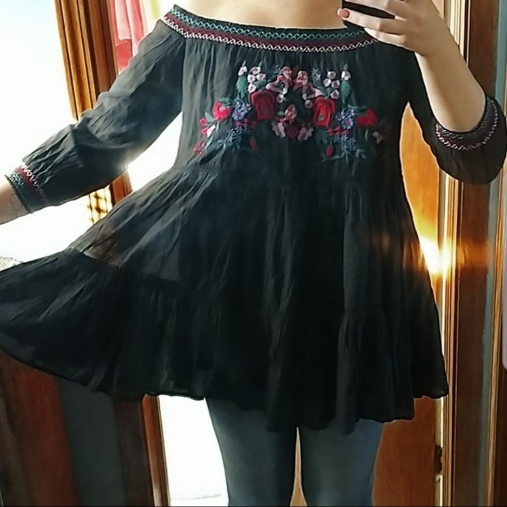 Free People off the shoulder tunic
